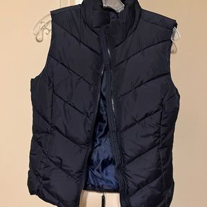 Navy, worn once. Very Comfortable